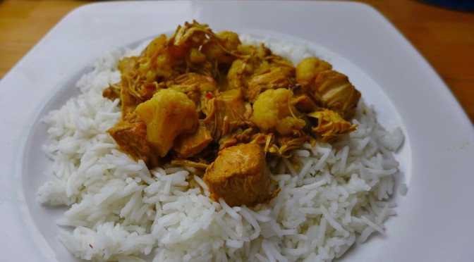 Rezept: Nidderauer indisches Hühnchen Blumenkohl Curry