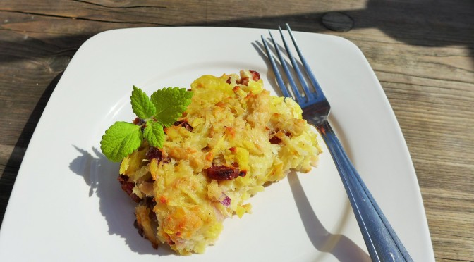 Rezept: Omas hessischer Kartoffelauflauf