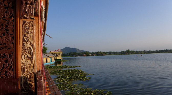 Wohnen auf dem Hausboot in Srinagar- Kashmir Indien